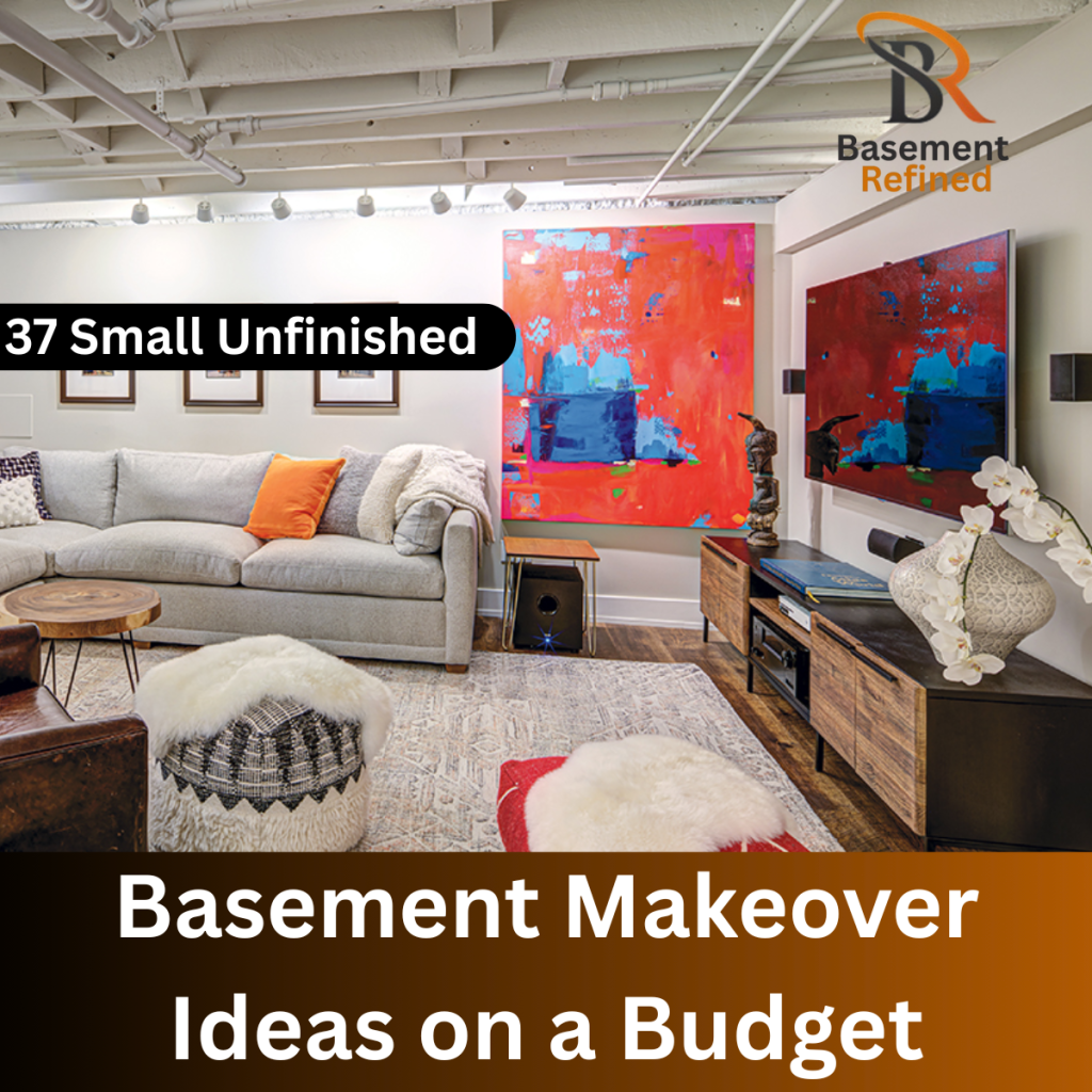 Unfinished Basement Makeover Ideas