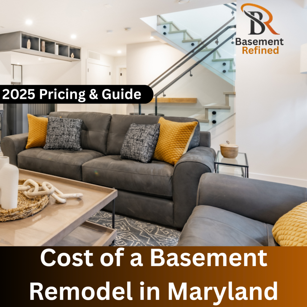 Basement Remodel in Maryland