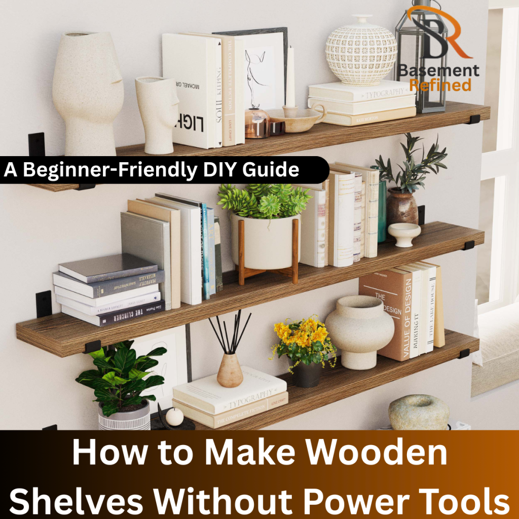 Wooden Shelves Without Power Tools
