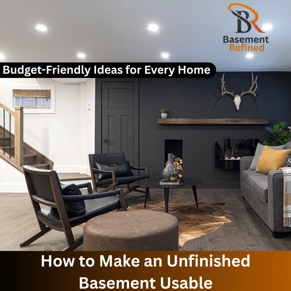 Unfinished Basement Usable