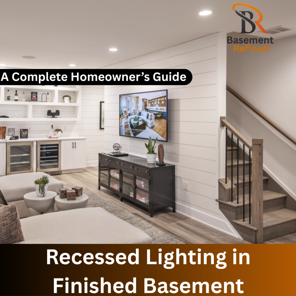 Lighting in Finished Basement