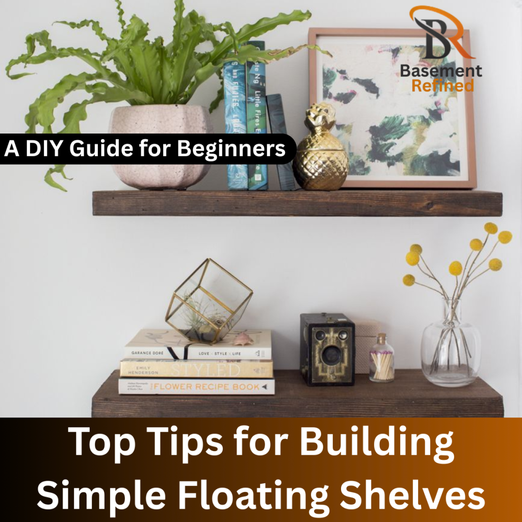 Simple Floating Shelves