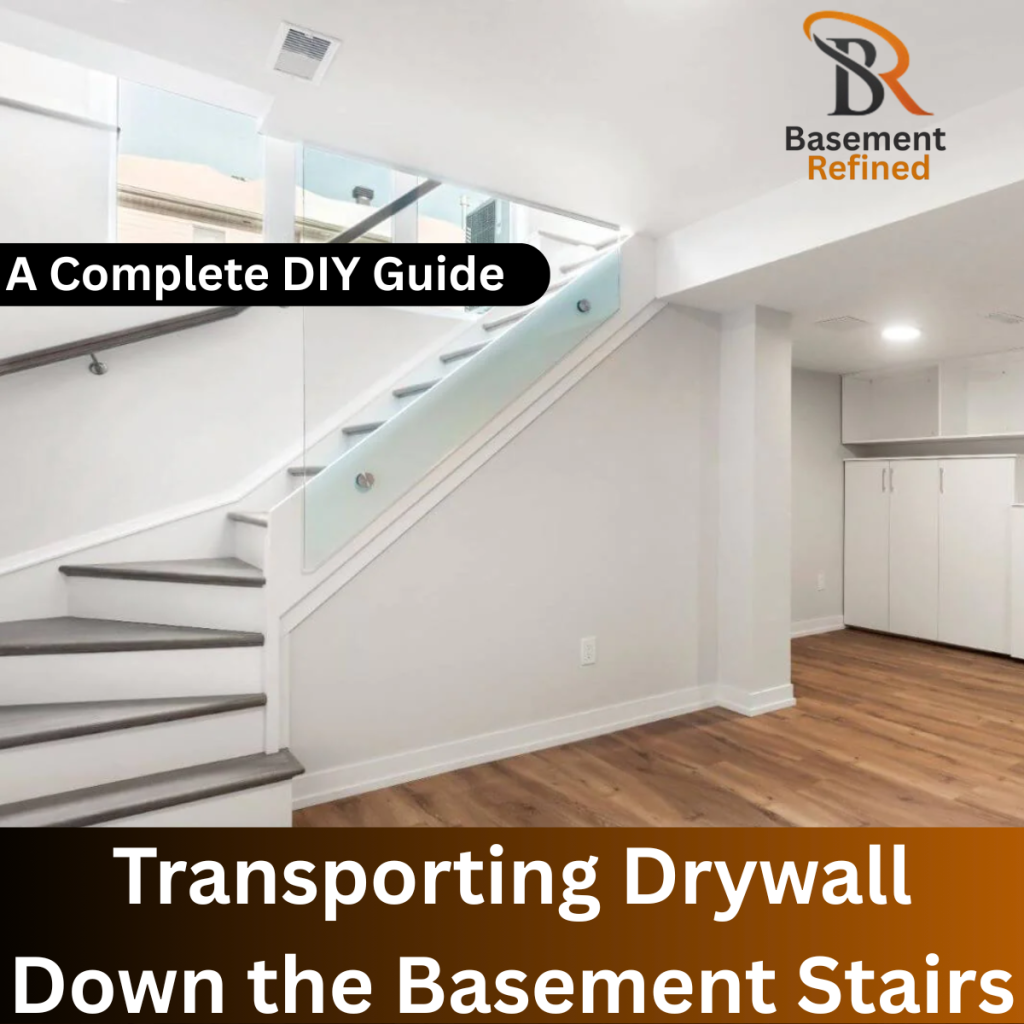 Drywall Down the Basement Stairs