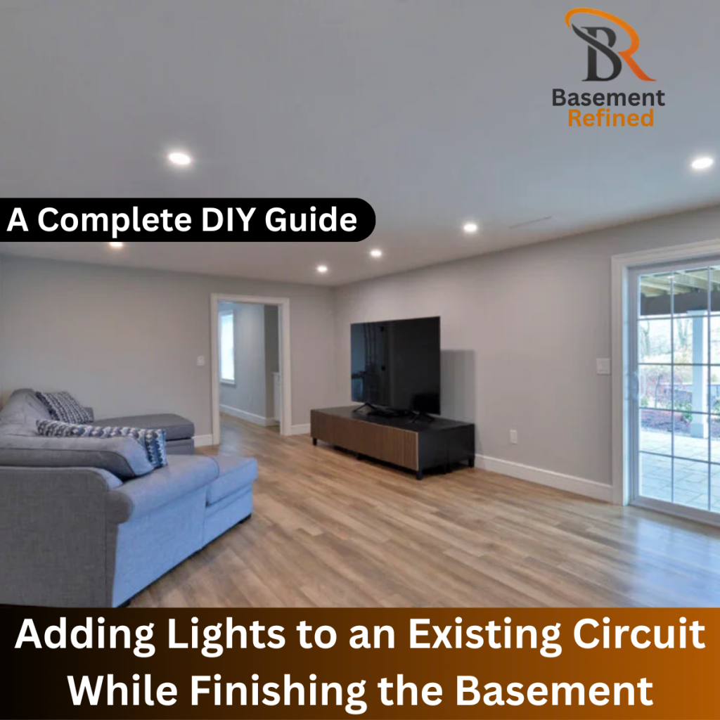 Lights to an Existing Circuit While Finishing