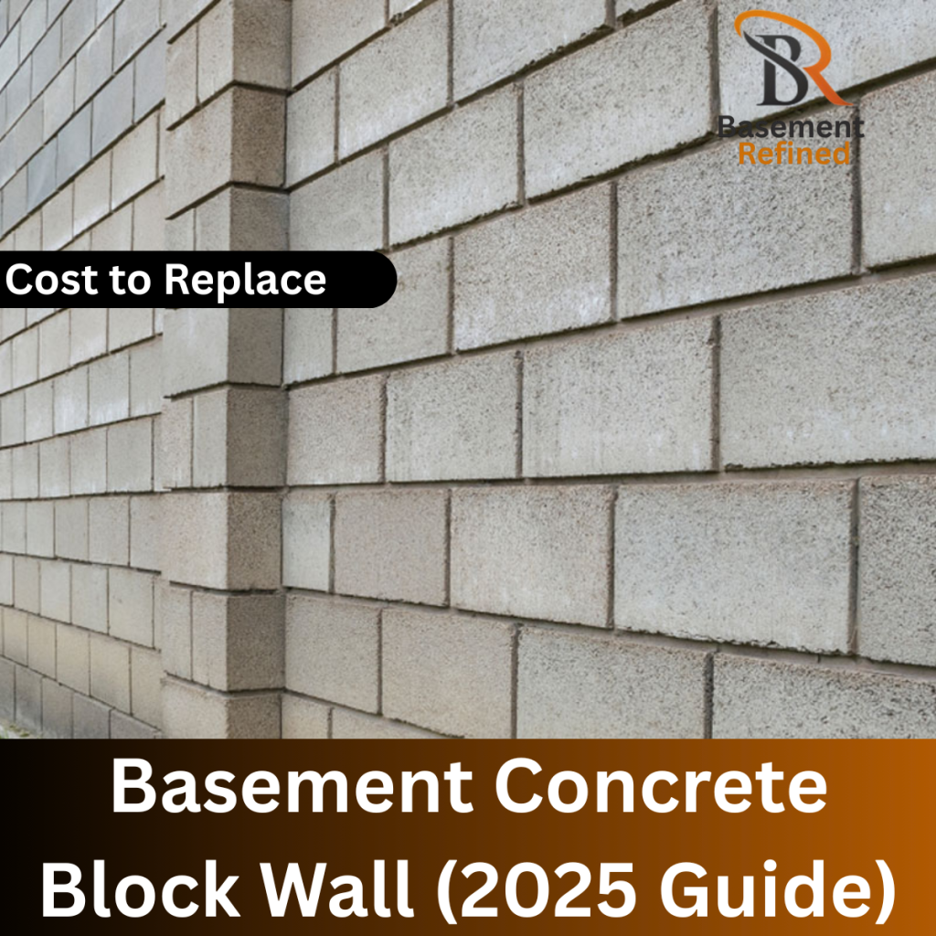 Replace Basement Concrete Block