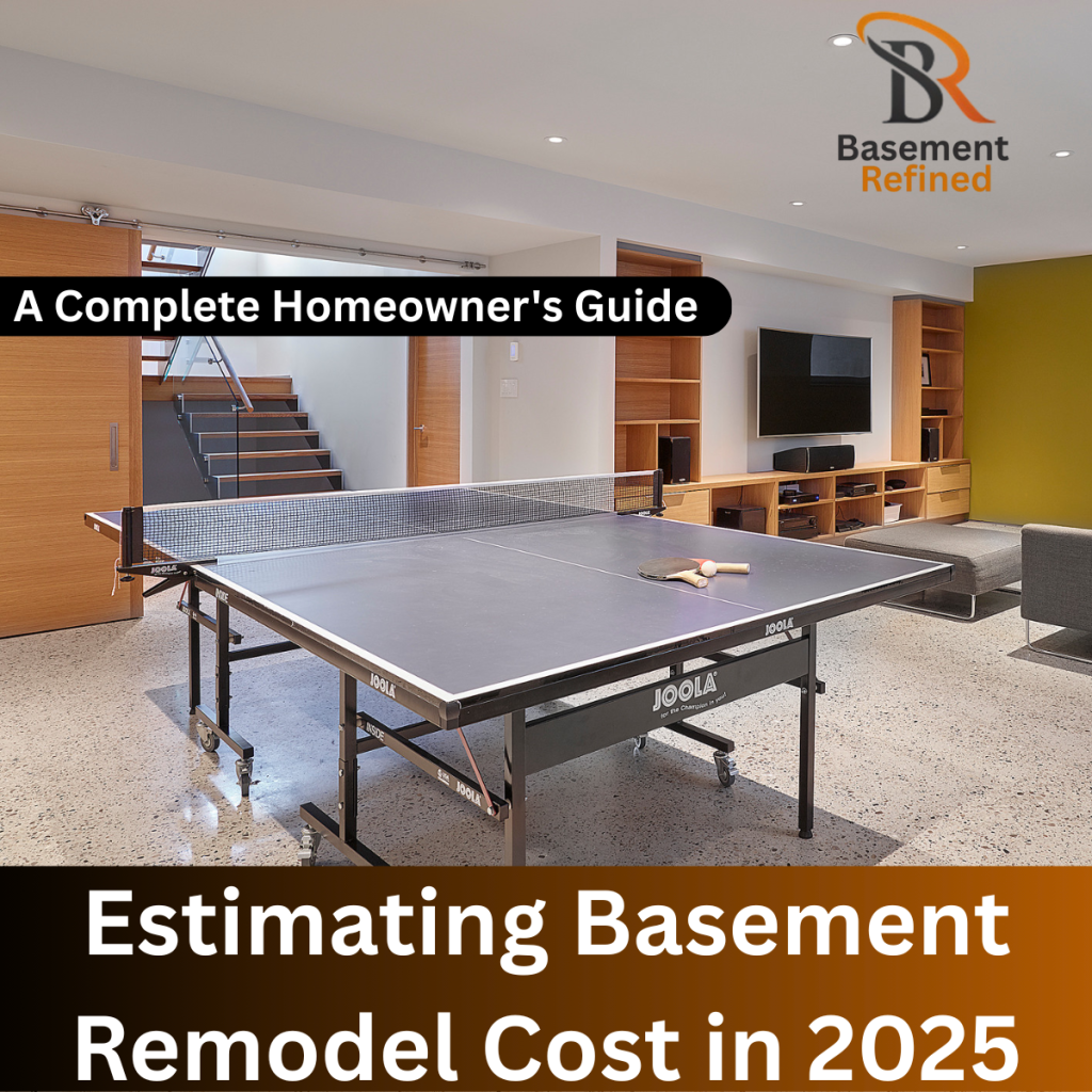 Estimating Basement Remodel Cost in 2025