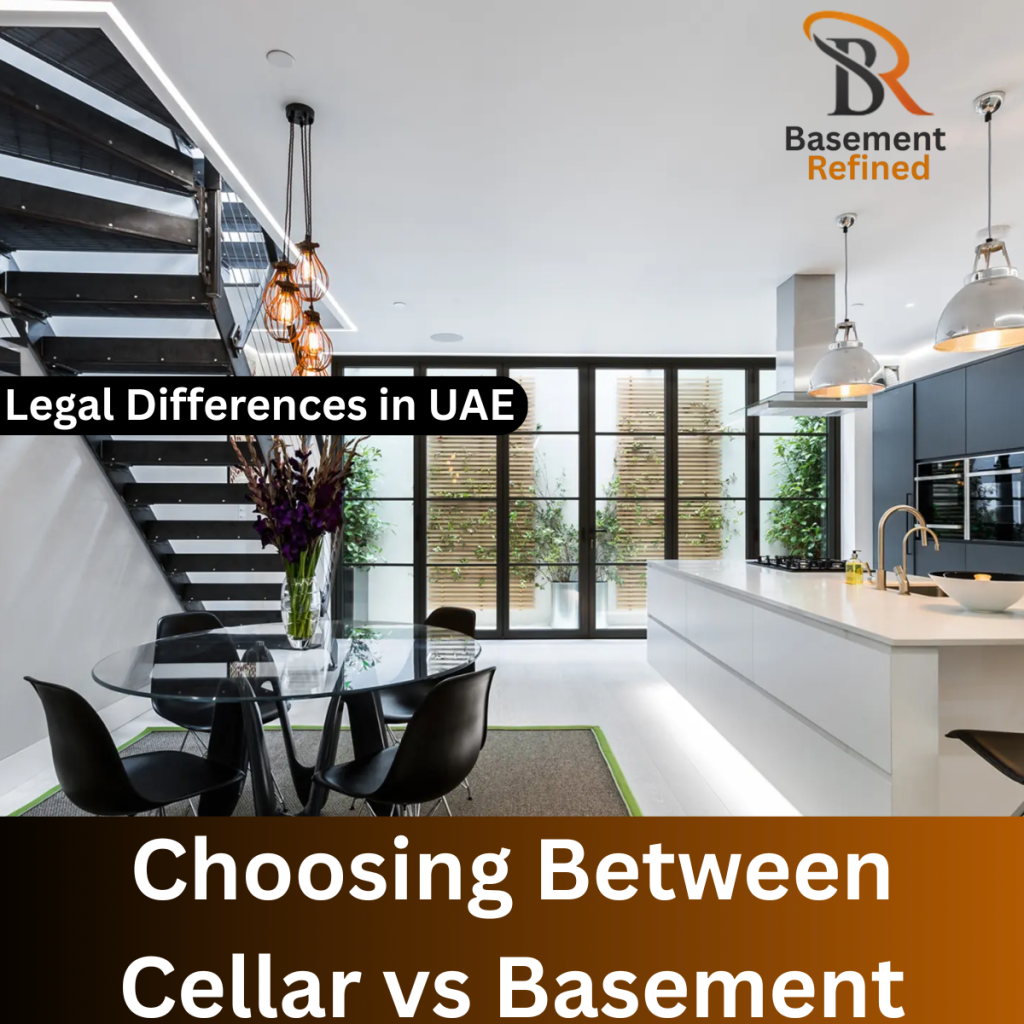 Between Cellar vs Basement