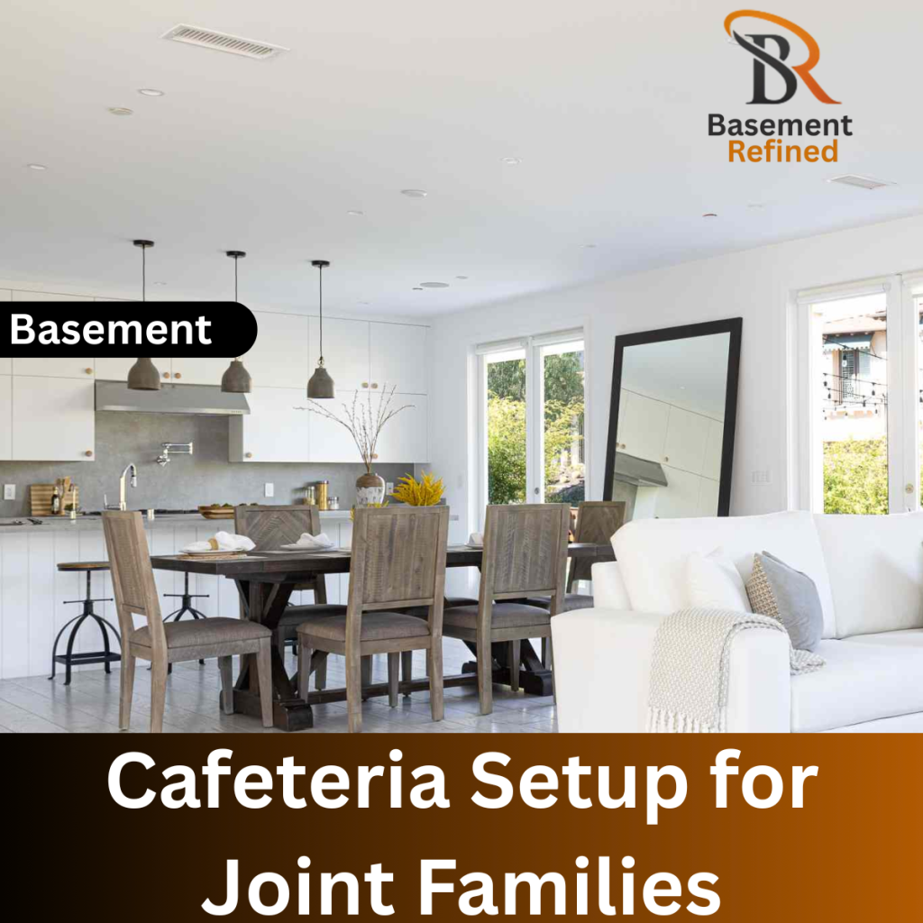 Basement Cafeteria Setup