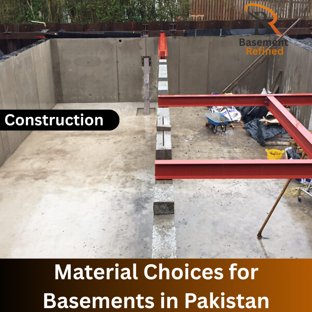 Construction Material Choices for Basements