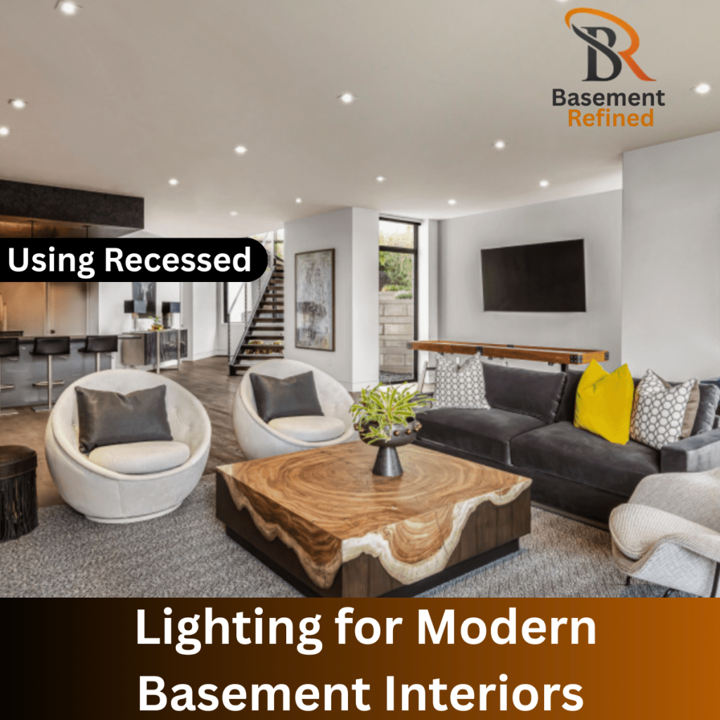 Lighting for Modern Basement