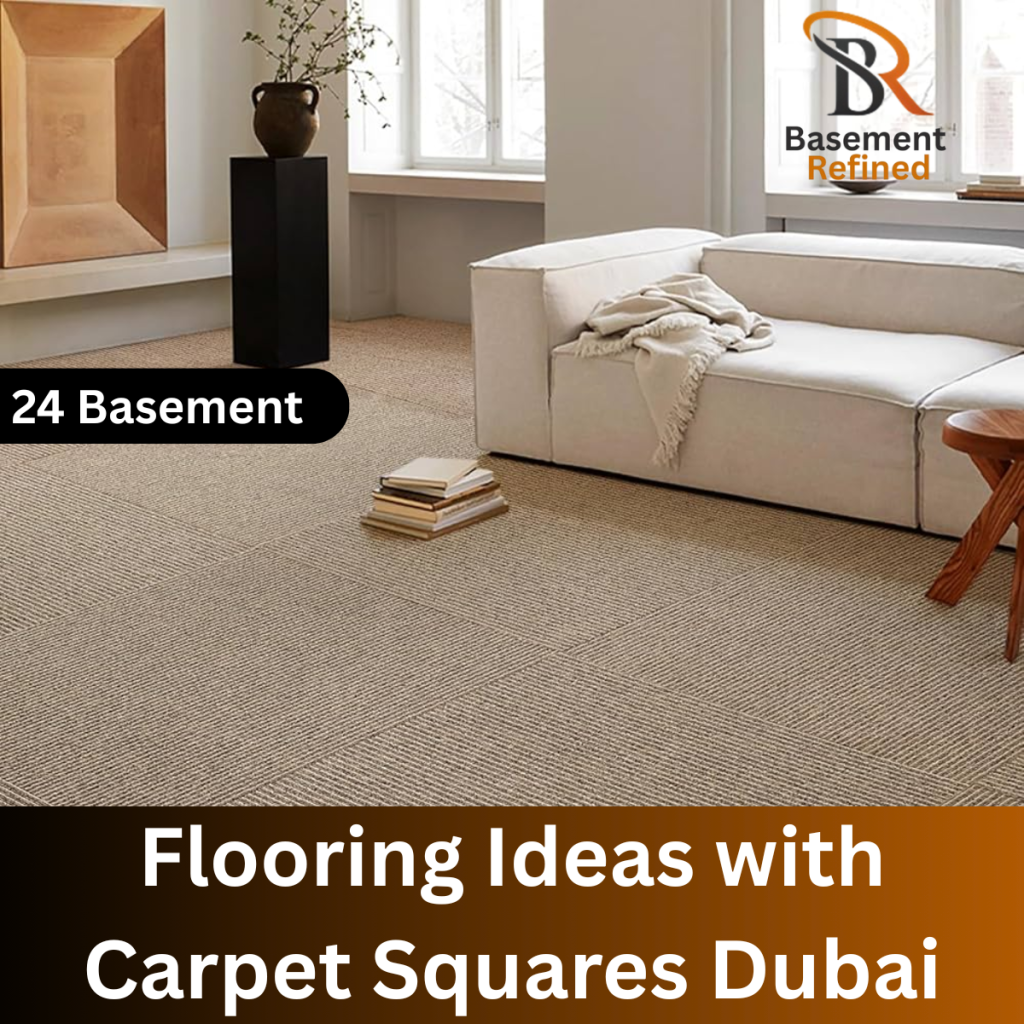 Basement Flooring Ideas with Carpet Squares