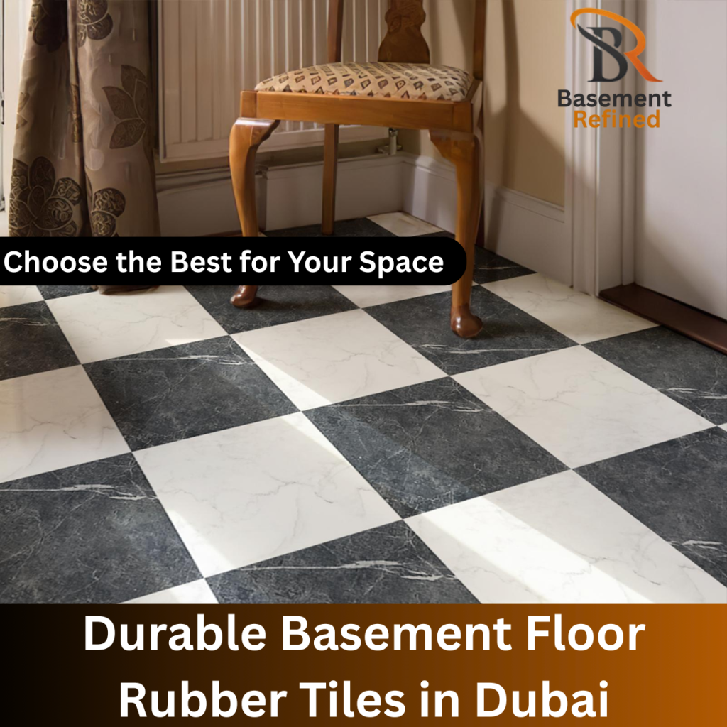 Basement Floor Rubber Tiles in Dubai