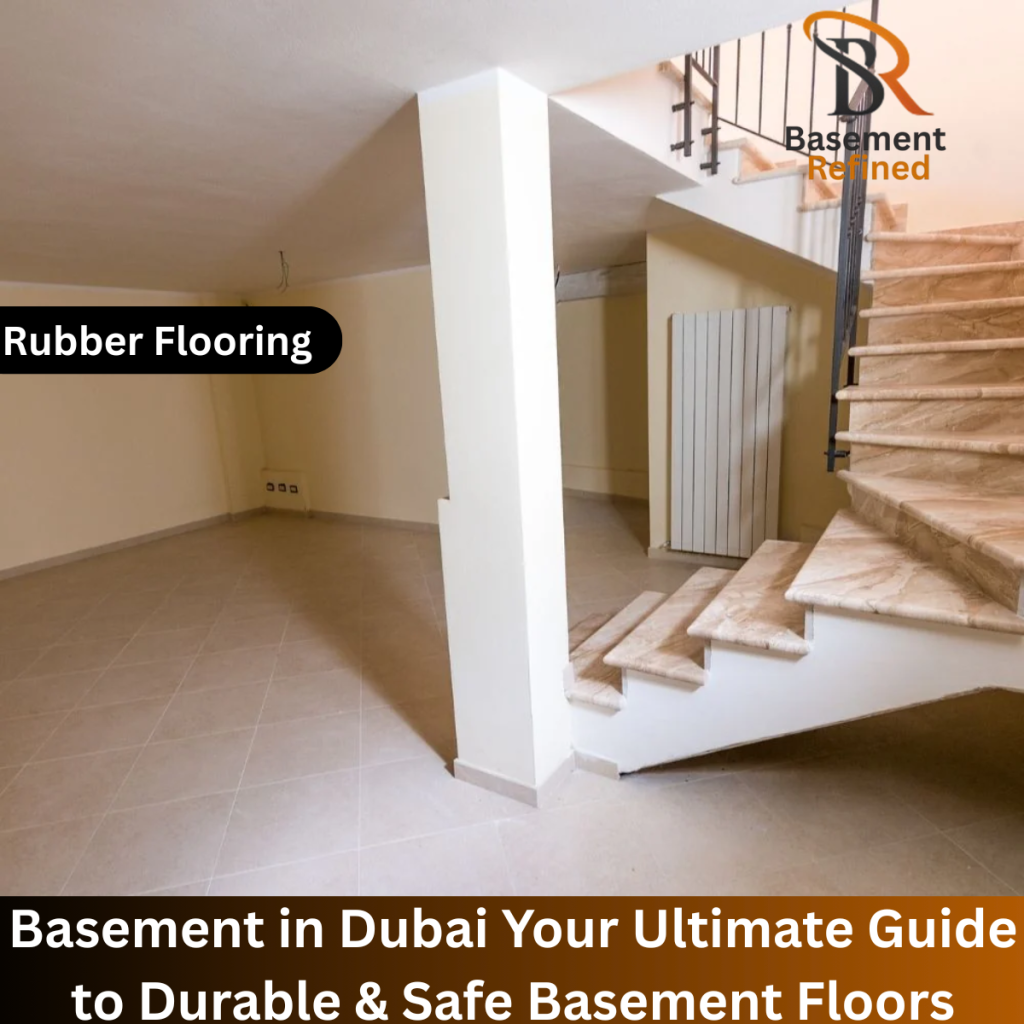 Rubber Flooring Basement in Dubai